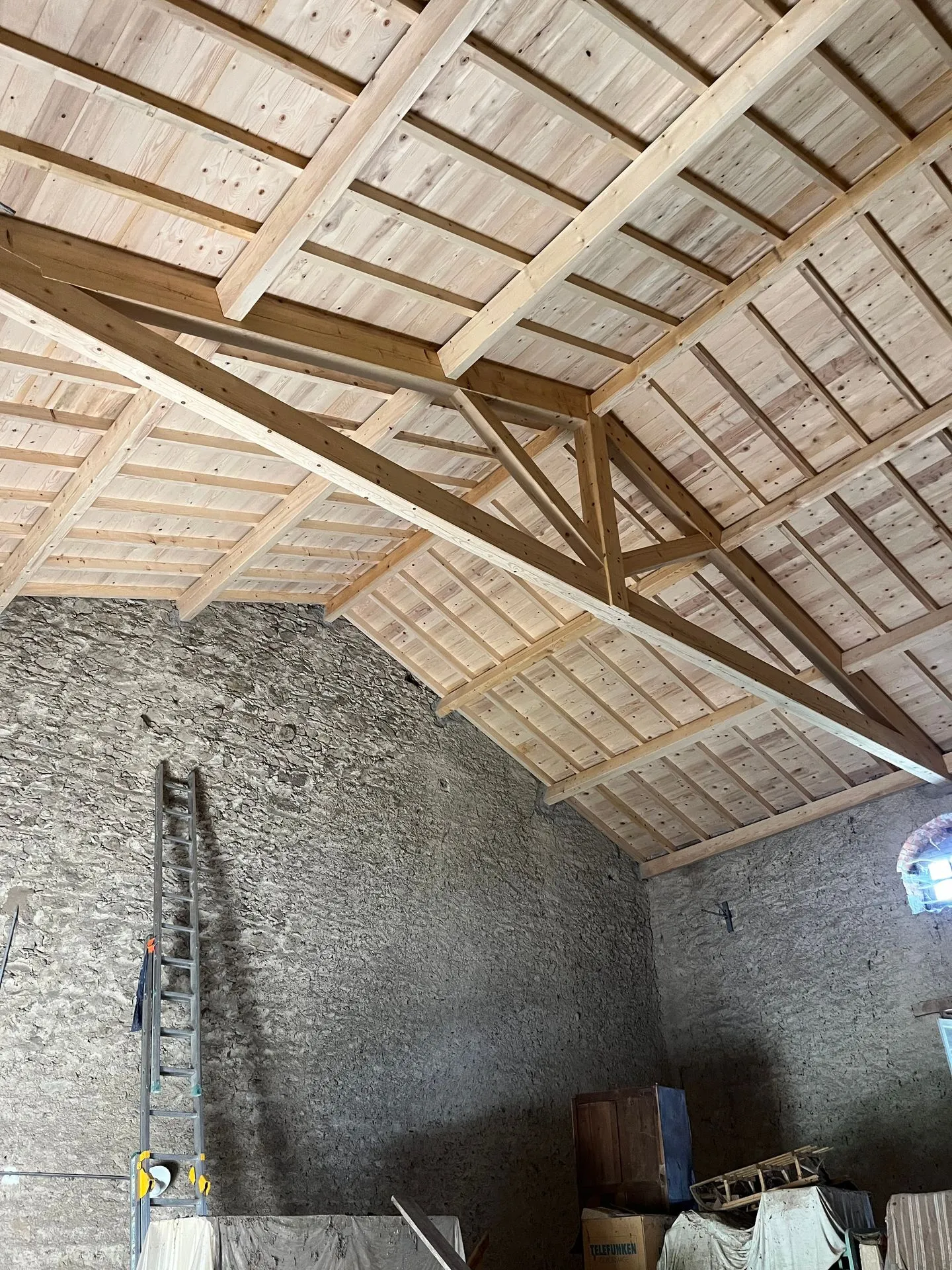 Rénovation d'une bâtisse en pierre