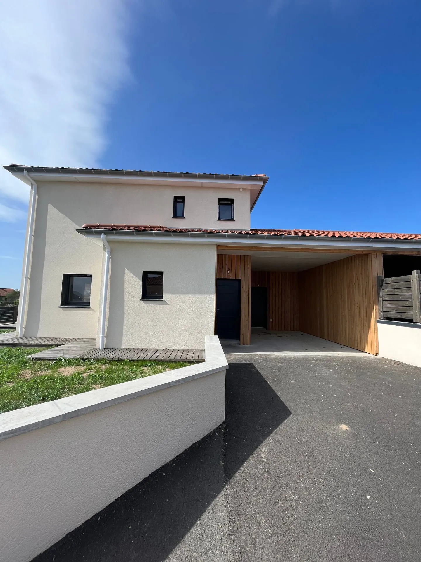 Deux villas mitoyennes en ossature bois